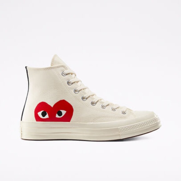 Converse x Comme des Garçons PLAY Chuck 70 Size 3M/5W - Picture 1 of 5